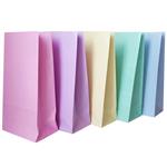 Bolsa con base lisa mix pastel 10u