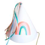 Bonete party Pastel rainbow