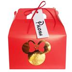 Cajita Feliz Minnie roja oro. Pers