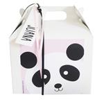 Cajita Feliz Panda (celeste/rosa). Pers