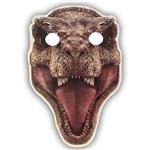 Careta de cartón Jurassic 10u
