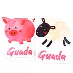 Carpita cartel Granja Rosa 2u Pers