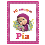 Carpita cartel Masha y el Oso 2u Pers