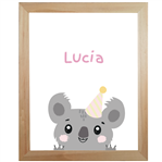 Cuadro de álamo natural Koala Pers