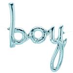 Globo BOY celeste 90cm