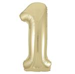 Globo Nro. mediano Oro blanco 36cm