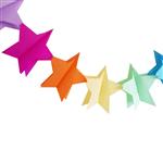Guirnalda estrellas multicolor