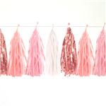 Guirnalda flecos/borlas Tiffany