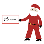 Identificador Papa Noel Festive 10u