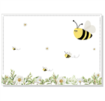 Individuales Abeja. Mod 2 Flowers 8u