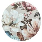 Individuales redondos Flowers 24u