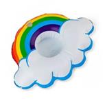 Inflable posavasos Nube y arco iris