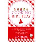 Invitación Cocineritas. Pers
