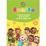 Invitación Cocomelon Pers