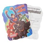 Invitaciones Liga de la Justicia 10u
