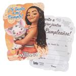 Invitaciones Moana 10u