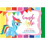 Invitacion My Little Pony Pers