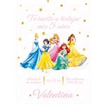 Invitación Princesas Pers