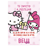 Invitación Kitty & Melody Pers