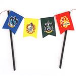 Mini banderín torta Harry Potter