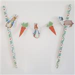 Mini banderín torta Peter Rabbit