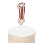 Globo Nro. mini para torta rose numero 2, 0