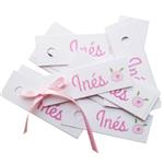 Tarjetitas mini rositas 30u Pers