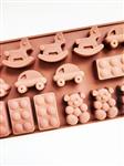 Molde silicona mix formas baby