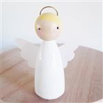 Angelito Peg doll. Blanco