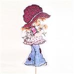 Pinche para torta Sarah Kay con flores en relieve