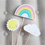 Pinches para Torta Baby Sky Set 3u