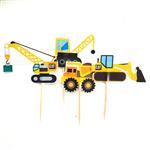 Pinches formitas maquinas de construccion 12u