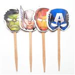 Toppers cabeza Avengers 12u