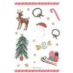 Stickers plancha Navidad Chic surtidas 1u