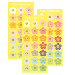 Stickers en planchitas Margaritas Smile 6u