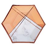 Plato redondo gde. met Geometric salmon 6u