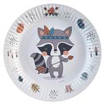 Plato redondo Mapache 6u