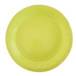 Plato redondo gde. liso verde manzana 8u