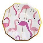 Plato octogonal Flamingle 10u