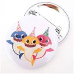 Prendedores baby Shark 6u