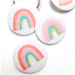 Prendedores Pastel rainbow 6u