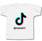 Remera para el homenajeado sublimada TIK TOK