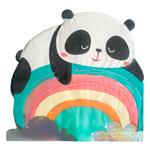 Servilleta troquelada panda con iris 12u