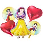 Globos Set Blancanieves x5