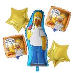 Globos Set Simpsons Homero x5