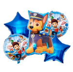 Globos Set Paw Patrol Chase x5