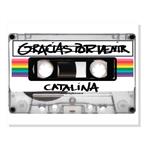 Stickers cuad. Cassette Stranger Things 12u Pers