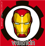 Stickers cuad. Iron Man 16u Pers