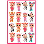 Stickers plancha Bebes Llorones 16s 1u