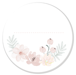 Stickers plancha Rabbit Flower 15s 1u